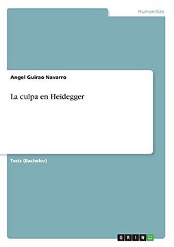 portada La Culpa en Heidegger (in Spanish)