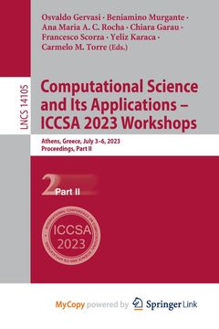 Computational Science and Its Applications - ICCSA 2023 Workshops. Athens, Greece, July 3-6, 2023, Proceedings, Part II (en Inglés)
