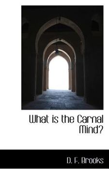 portada what is the carnal mind? (en Inglés)