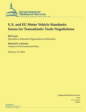 portada U.S. and EU Motor Vehicle Standards: Issues for Transatlantic Trade Negotiations (en Inglés)
