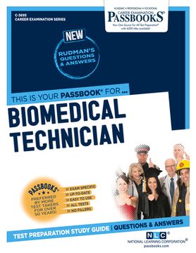portada Biomedical Technician (C-3695): Passbooks Study Guide Volume 3695 (in English)