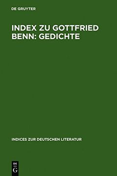 portada index zu gottfried benn: gedichte (in English)