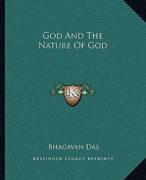 portada god and the nature of god (en Inglés)