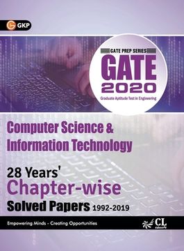 portada Gate 2020: Computer Science & Information Technology - 28 Years' Chapter-Wise Solved papers (1992-2019) (en Inglés)