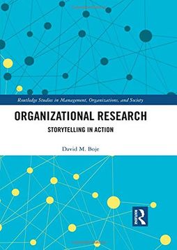 portada Organizational Research: Storytelling in Action (in English)