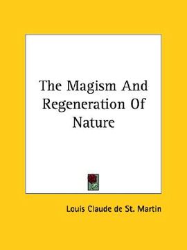 portada the magism and regeneration of nature (en Inglés)