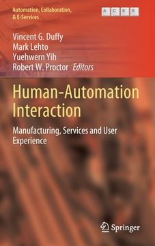 portada Human-Automation Interaction: Manufacturing, Services and User Experience (in English)