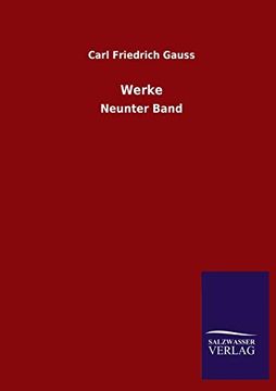 portada Werke: Neunter Band (en Inglés)