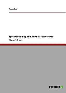 portada system building and aesthetic preference (en Inglés)
