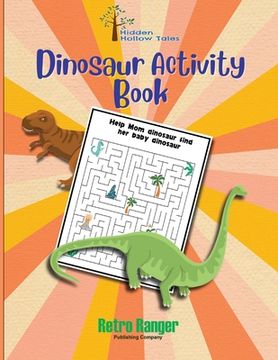 portada Hidden Hollow Tales Dinosaur Activity Book (en Inglés)