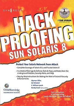 portada hack proofing sun solaris 8 (en Inglés)