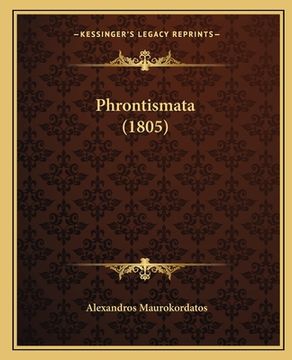portada Phrontismata (1805)