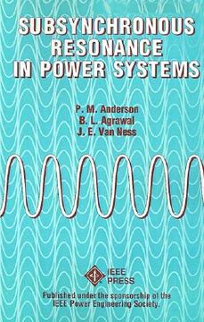 portada subsynchronous resonance in power systems (en Inglés)
