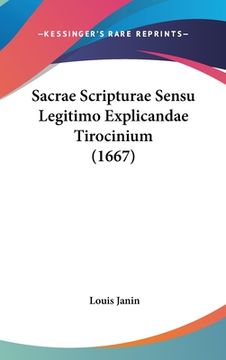 portada Sacrae Scripturae Sensu Legitimo Explicandae Tirocinium (1667) (in Latin)