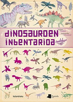 portada Dinosauroen inbentarioa irudiduna (en Euskera)