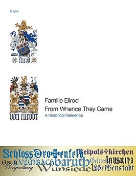 portada familie ellrod, from whence they came (en Inglés)