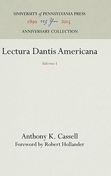 portada Lectura Dantis Americana: Inferno i: "Inferno", v. 1 (en Inglés)