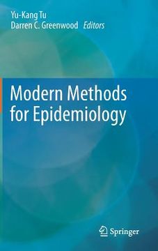 portada modern methods for epidemiology (en Inglés)