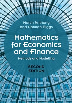 portada Mathematics for Economics and Finance: Methods and Modelling (en Inglés)