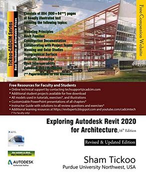 portada Exploring Autodesk Revit 2020 for Architecture, 16Th Edition (en Inglés)