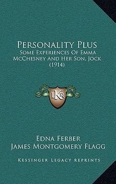 portada personality plus: some experiences of emma mcchesney and her son, jock (1914) (en Inglés)