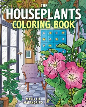 portada The Houseplants Coloring Book (en Inglés)