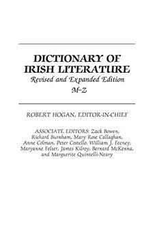 portada Dictionary of Irish Literature m-z 