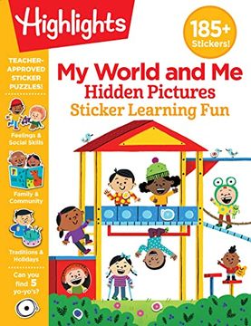 portada My World and me Hidden Pictures Sticker Learning fun (Highlights Hidden Pictures Sticker Learning) (en Inglés)
