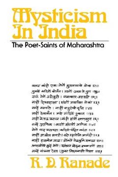 portada mysticism in india: the poet-saints of maharashtra (en Inglés)