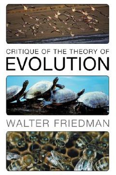 portada critique of the theory of evolution