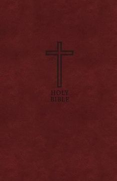portada KJV, Value Thinline Bible, Large Print, Imitation Leather, Burgundy, Red Letter Edition, Comfort Print (in English)