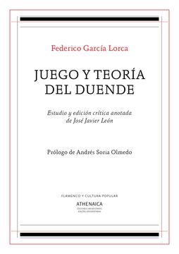 portada Juego y Teoria del Duende (in Spanish)