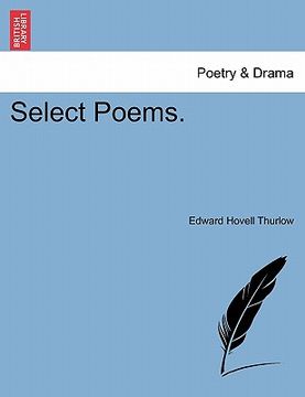 portada select poems. (en Inglés)