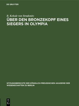portada Ã â ber den Bronzekopf Eines Siegers in Olympia (German Edition) [Hardcover ] (en Alemán)