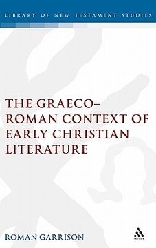 portada graeco-roman context of early christian literature (en Inglés)