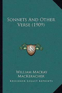 portada sonnets and other verse (1909) (in English)