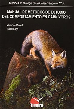 portada Manual de Métodos de Estudio del Comportamiento en Carnívoros