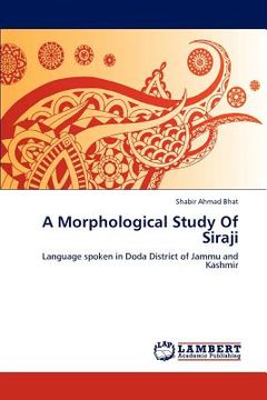 portada a morphological study of siraji