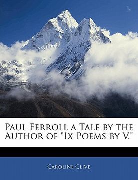 portada Paul Ferroll a Tale by the Author of IX Poems by V. (in German)