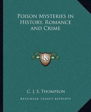 portada poison mysteries in history, romance and crime (in English)