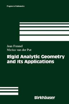 portada rigid analytic geometry and its applications (en Inglés)