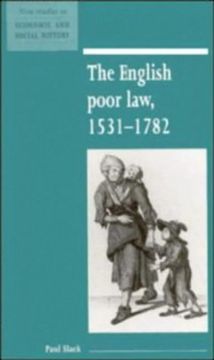 portada The English Poor Law, 1531 1782 (New Studies in Economic and Social History) (en Inglés)