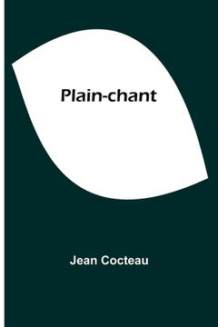 portada Plain-chant (in French)