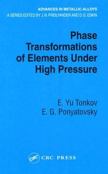 portada phase transformations of elements under high pressure (en Inglés)