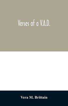 portada Verses of a V. A. D. (in English)
