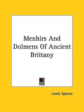 portada menhirs and dolmens of ancient brittany (en Inglés)