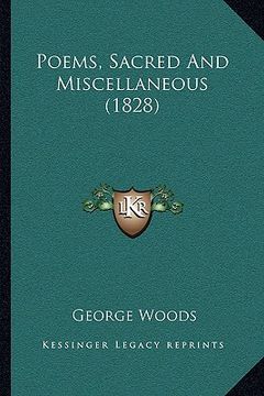 portada poems, sacred and miscellaneous (1828) (en Inglés)