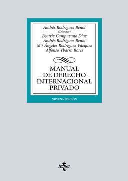 portada Manual de Derecho Internacional privado (in Spanish)