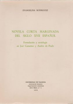 portada Novela Corta Marginada del Siglo Xvii Español.