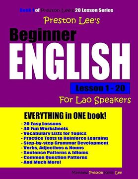 portada Preston Lee's Beginner English Lesson 1 - 20 for lao Speakers (en Inglés)